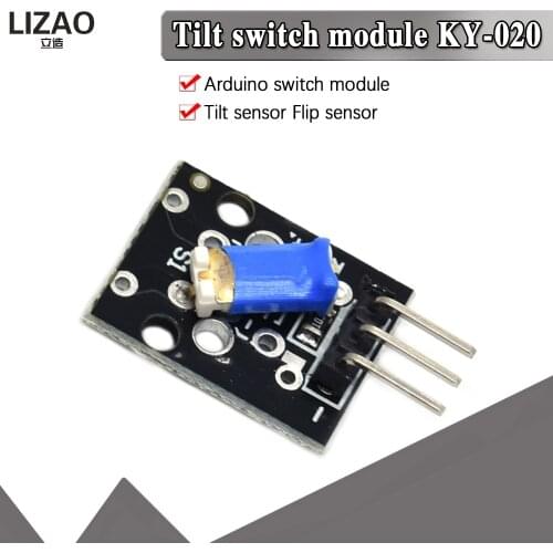 1PCS 3pin KY-020 3.3-5V Standard Tilt Switch Sensor Module For Arduino