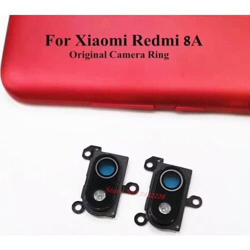 100% Original Back Camera Ring For Xiaomi Redmi 8A Rear Camera Frame lens Cover Case Replacement parts