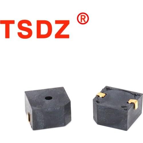 SMD Active Buzzer 9650 DC 3V 5V Dimension 9.6x9.6x5mm Power Ring Environmental Protection Heat Resistant Buzzer Alarm