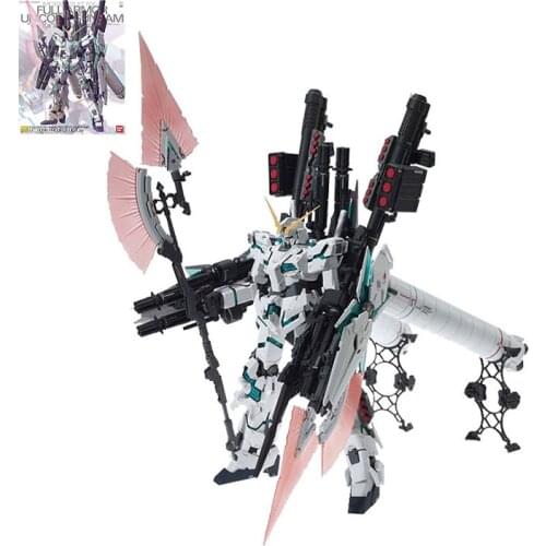 BANDAI Gundam MG 1/100 Full Armor Unicorn Ka Ver Model Kids Assembled Toys Robot Japanese Anime Action Figures Collections Gifts