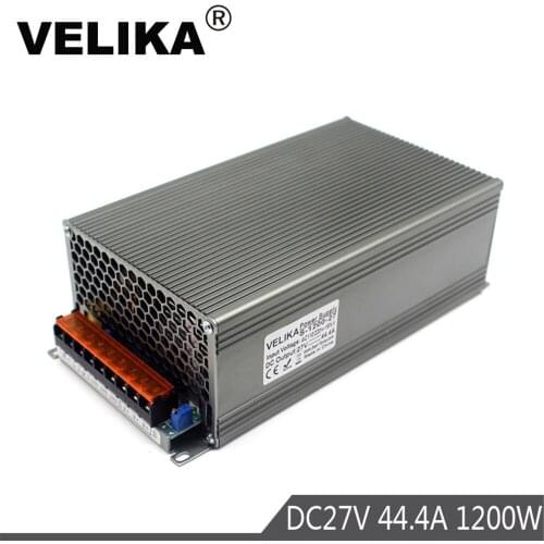 DC27V Power Supply 44.4A 1200W Driver Transformers 110V 220V AC to DC27V SMPS for Industrial Equipment CCTV Radio Computer CNC