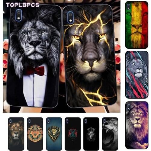 TOPLBPCS Lion Alpha Male Black TPU Soft Phone Case for Samsung A10 20s 71 51 10 s 20 30 40 50 70 80 91 A30s 11 31
