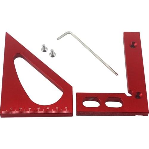 Line Ruler Woodworking Triangle Square Angle Measuring Tool Woodworking Tools Square Marking Ruler Square Sharpening Drill