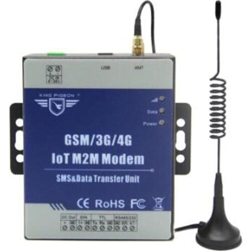 IOT M2M Modem GSM 3G 4G DTU Supports Programmable Handshake Message Transparent Transferring SMS with TTL RS485 Port D223