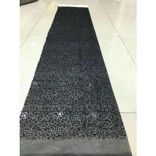 Good looking 5yards L-344 hand print glitter tulle mesh lace fabric for wedding dress