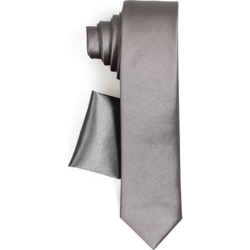 Varetta - Narrow Cut Smoked Color Mens Necktie classic men business formal dresses wedding tie stripe fashion shirt dress accessories