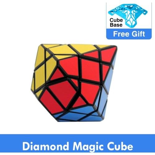Original Diansheng Diamond Hexagonal Dipyramid Stone Axis 3x3x3 Shape Mode Magic Cube Puzzle Education Toys for Kids magico cubo