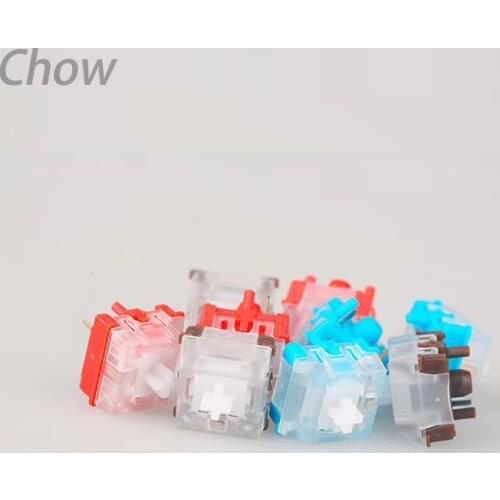 Kailh Mid-height Switch for gaming linear/clicky type,red/brown/blue base,12.2X12.2X11.2mm,50 million cycles