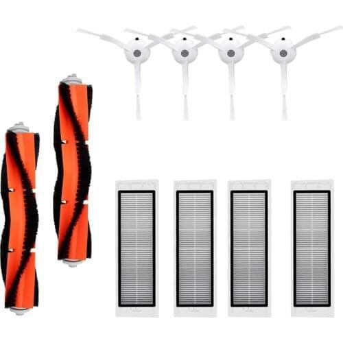 Full Set Robot Parts for Xiaomi 1 Gen 2 Gen 1S Gen Mi Robot Vacuum SDJQR01RR SDJQR02RR SDJQR03RR (Main Side Brush Hepa Filter)