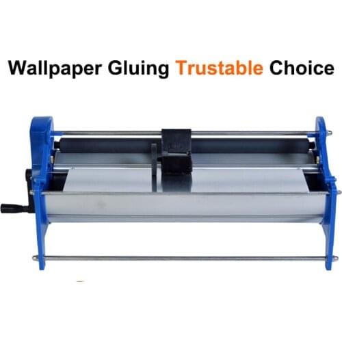 Manual 53cm Coater Wallpaper Paste Cementing Gumming Starching Gluing Machine