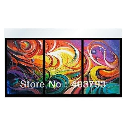 MODERN ABSTRACT HUGE LARGE CANVAS ART OIL PAINTING Fashion shining colorful no stretched