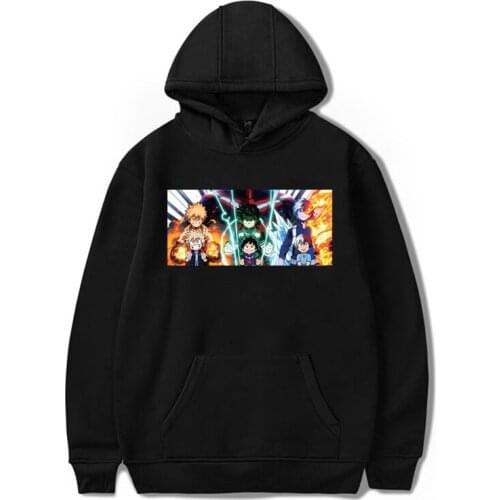 My Hero Academia Himiko Toga hoodies male 2021 hip hop male sweatshirts Boku No Hero Academia pullover