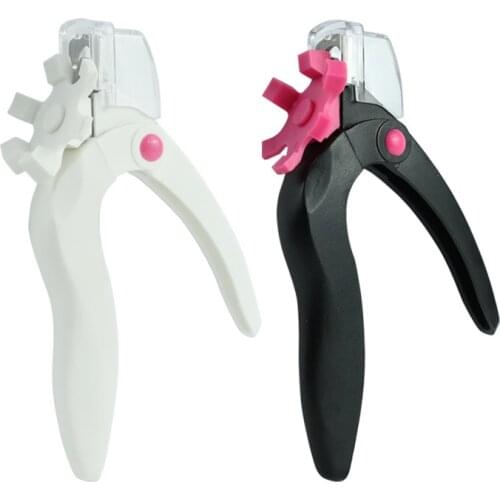 White False Nail Tip Cutter Clipper Nails Edge Trimmer U Words Professional Nail Clipper for Acrylic Nails Salon Manicure Tools