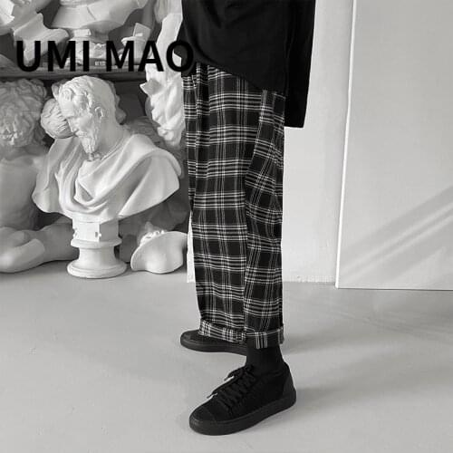 Мужские брюки в клетку UMI MAO China At AliExpress