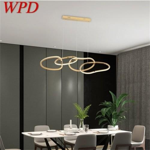 WPD Pendant Lights Gold Nordic Creative Modern Home LED Lamp Fixture For Decoration Living Room