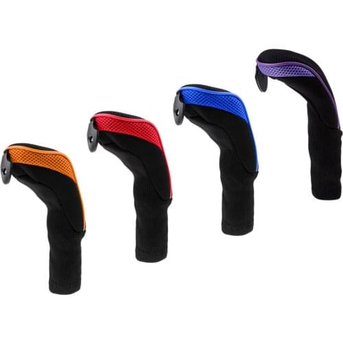 4pcs/Set Golf Hybrid Club Head Covers with Interchangeable No. Tag