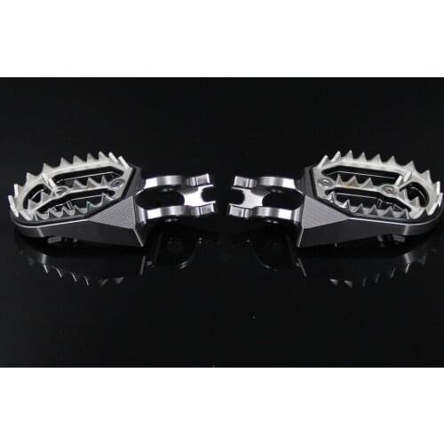CNC Aluminum Motorcycle foot rests footrest footpegs Pegs Pedals For Honda Year 2007-2017 CRF150R CRF 150R