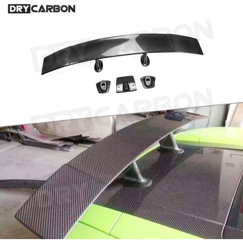 Car Rear Spoiler Rear Wing Spoiler Lip Fit for Lamborghini Gallardo LP550 LP550 LP560 2004-2012 Rear Trunk Boot Lip Carbon Fiber