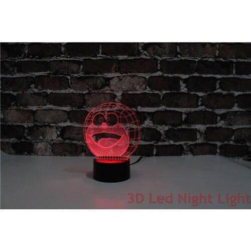 Free Shipping Living Room Table Light 3D Led Japanese anime Cartoon Nighting Light with CE and UL Certificate