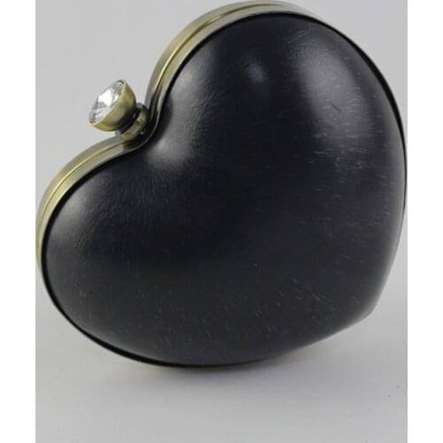 One Piece Box Frame Parts Craft Accessories Bag Material Handmade Bag Parts Love Heart Box Case Vintage Clutch Accessories