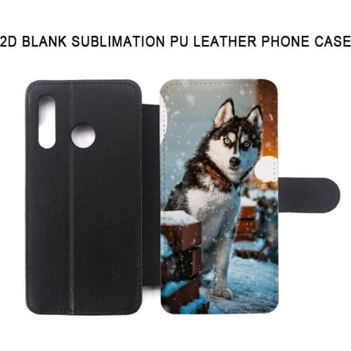10 pieces/lot 2D Blank Sublimation TPU PU leather Wallet Case For Huawei P10 plus/p9/p30/p20/p40 /Enjoy 9/p30 pro