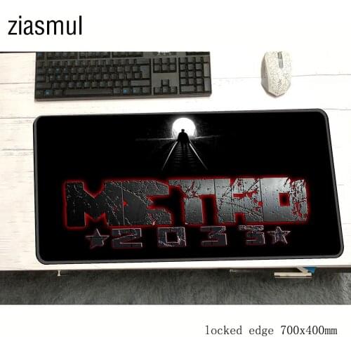 Metro 2033 padmouse 700x400x3mm gaming mousepad game present mouse pad gamer computer desk Birthday mat notbook mousemat pc