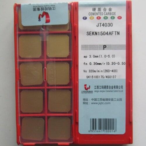 JXTC SEKN1504AFTN JT4030/SEKN1504AFTN JT4340/SEKN1504AFTN JT3115/SEKN1203AFTN JT3115/SEKN1203AFTN-D3 JT1225 CNC carbide insert