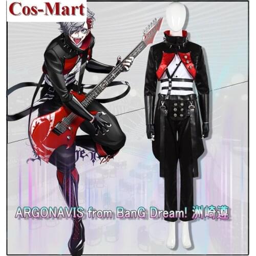 Anime RGONAVIS From BanG Dream Suzaki Jun Cosplay Costume Fashion Handsome Uniform Activity Party Role Play Clothing Custom-Make