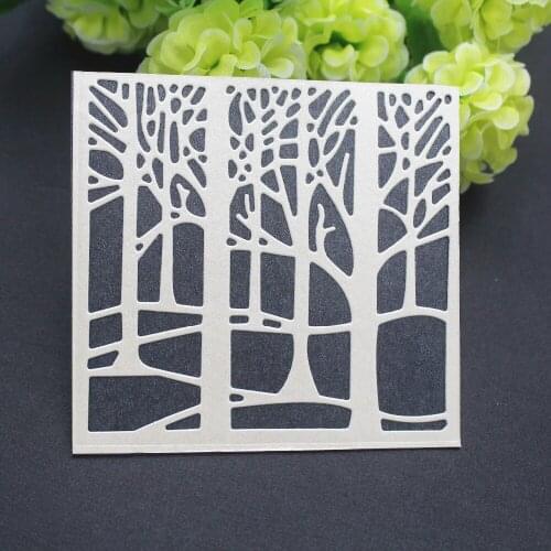 Beautiful Trees DIY Scrapbooking Photo Album Paper Card Craft Cute Embossing Metal Cutting Dies Stencils Scrapbooking
