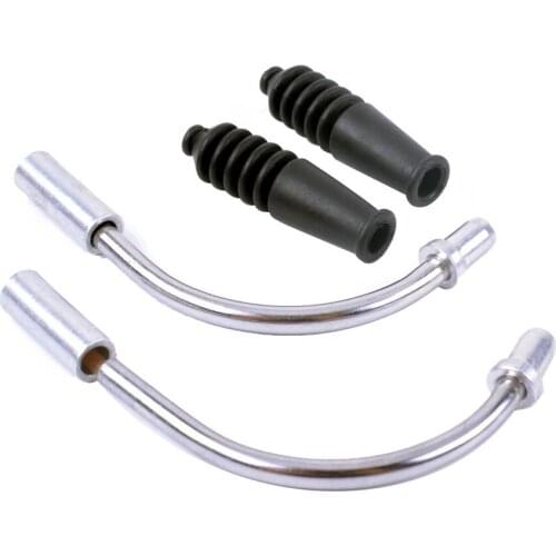 Bike Brake Noodles MTB Mountain Bicycle Cable Protector For V-brake Guide Pipe Cable Guide Bend Tube Pipe Aluminum Alloy Pipe