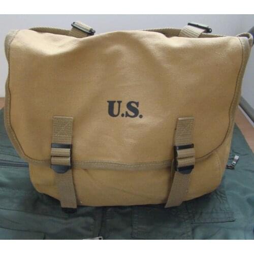 WWII WW2 US ARMY M1936 MUSETTE FIELD BAG BACKPACK HAVERSACK HUNTING HIKING CLIMBING CAMPING Military War Reenactments
