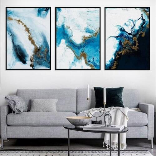 Full Square Round 5d Diamond Paintings cross stitch Nordic Blue and White Marble diy diamond embroidery mosaic rhinestones