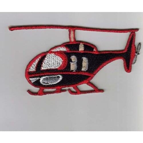 Make The helicopter Patches 2.5 inches Made by Twill with Heat Cut Border &Iron On Backing Welcome Custom MOQ50pcs free shipping
