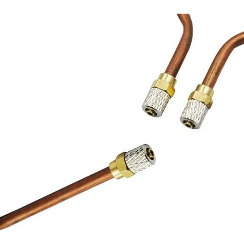 Nozzle Solder Connector for 4mm OD Copper Pipe for Hydraulic Oil Cylinder RC 1/12 Trailer Car Parts