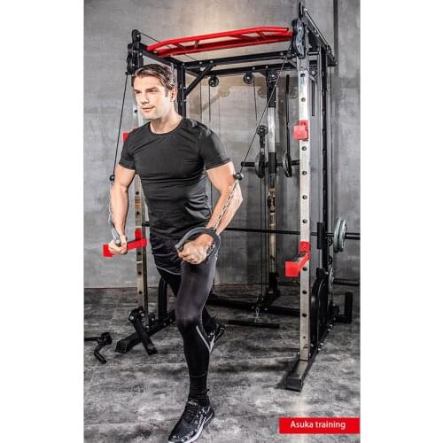 USA household squat rack, home use gantry frame, fitness barbell bench press, comprehensive training equipment source factory