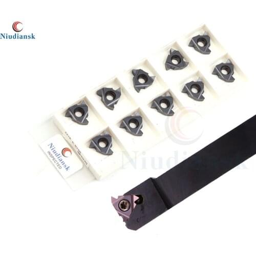10pcs 22IR 4.0 4.5 5.0ISO NK9030 High Quality Carbide Insert 1pc SEL2020K22 SEL2525M22 Thread Turning Tool Holder Lathe Tool Set