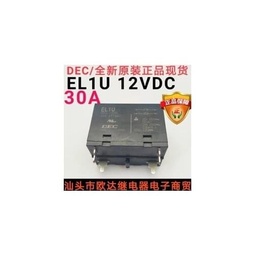 1PCS NEW Air conditioning compressor contactor 200V 240V relay EL1U 30A 250VAC 277VAC 200VAC-240VAC