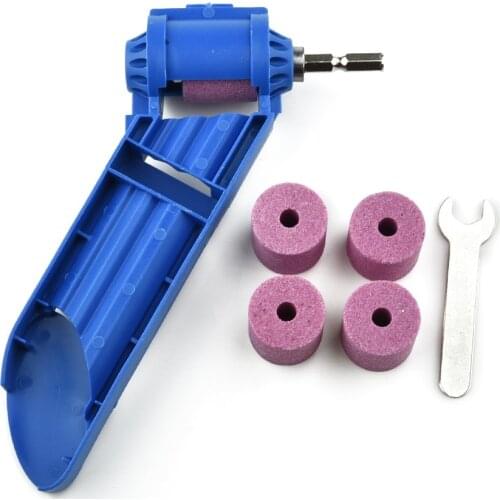 6Pcs/set Portable Drill Bit Sharpener Corundum Grinding Wheel Drill Bits Sharpening Tool Powered Tool Accessories