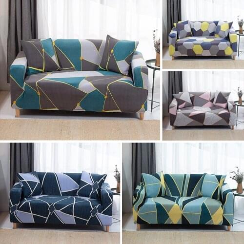 Elastic Sofa Covers for Living Room Stretch Slipcovers Sectional Couch Cover L Shape Armchair Cover 1/2/3/4 Seater