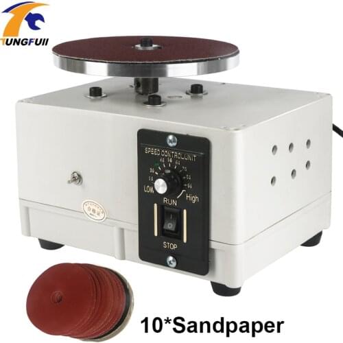 Electric Polisher Knife Sharpener Hairdressing Scissors Manicure Knife Special Speed Polishing Machine Diamond Grinding Disc