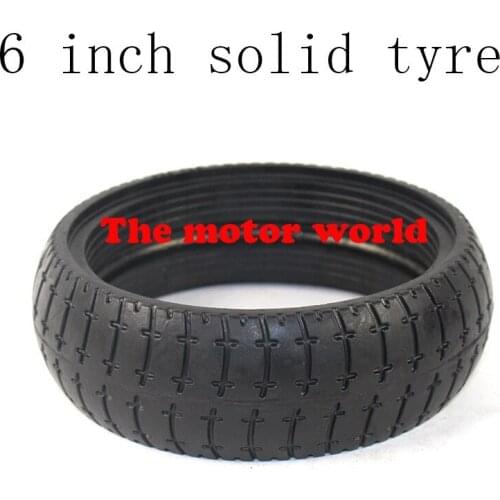 Hot Sale New 6 Inch Solid Tire with Good Quality for Hoverboard Self Balancing Electric Scooter Spare Parts