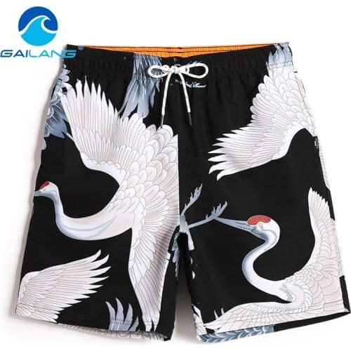 Gailang Brand Male Beach Shorts Quick Drying Men Shorts Casual Swimwear Swimsuit Boardshorts Men Boxer Trunks Shorts Bermuda