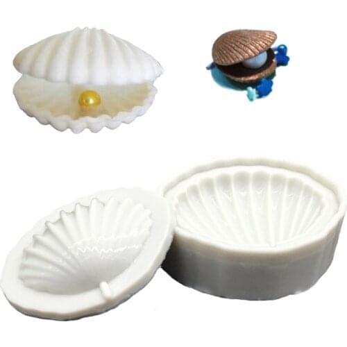 Wholesale 10 sets/lot Shell Silicone Mold Sugarcraft Cupcake Baking Mold Fondant Cake Decorating Tools