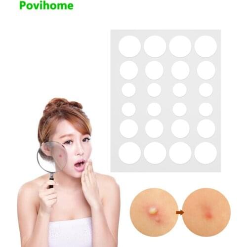 24pcs Hydrocolloid Acne Patch Invisible Pimple Master Facial Treatment Protects Acne Removal Blackhead Face Skin Care