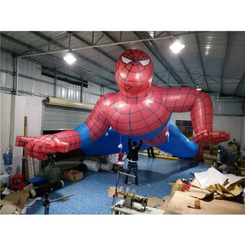 Selling heroic spider-man, Oxford cloth inflatable spider-man models for commercial display display models