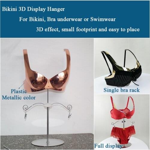Cup Size 34C Lady swimwear or Bikini Underwear Hanger Underwear bra Model Clothespin Bra Underwear Panties Clip Clothes Rack