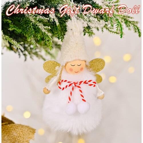 Christmas Decorations Handmade Plush Dwarf​​for Doll Home Decoration Christmas Ornament Xmas Navidad Natal New Year 2022 P1