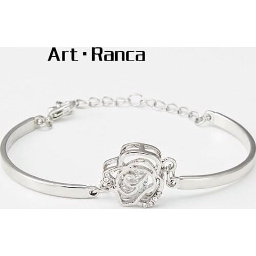 Modern rose bracelet, luxury bracelet, generous fashion bracelet