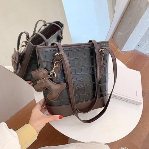 Vintage Large PU Leather Crossbody Bags for Women 2020 Winter Simple Shoulder Handbags Womens Branded Trending Hand Bag