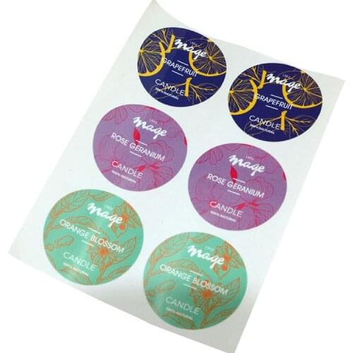 Custom roll sticker, packaging label